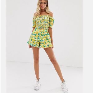 ASOS lemon two-piece